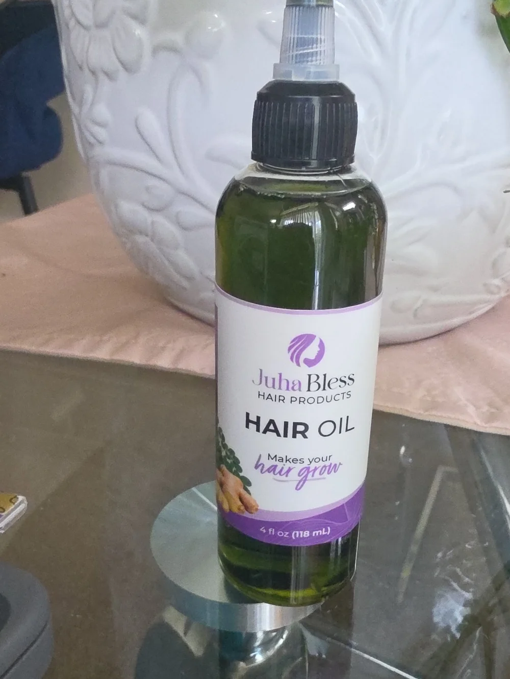 Hair Oil – Green Nourishing Hair Treatment
